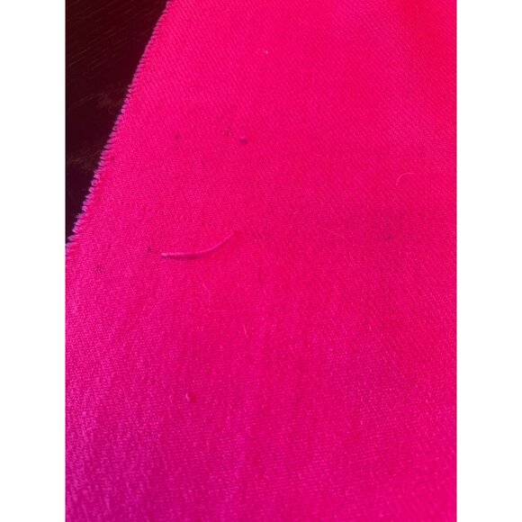 Forenza Italian 100% Lambswool Vintage 80s Pink Scarf With Fringe Detail - Picture 3 of 4